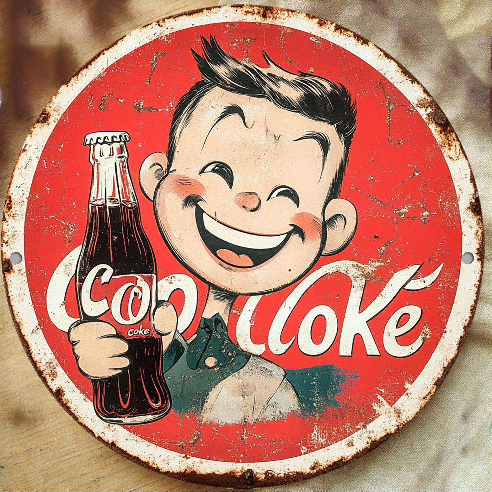 Vintage-Style Cola Advertiseme - Home Bar Cafe recension och pris