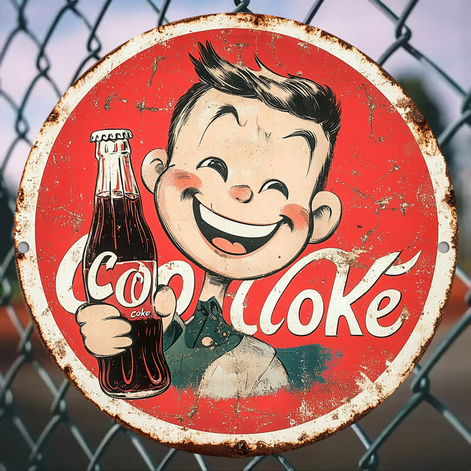 Vintage-Style Cola Advertiseme - Home Bar Cafe recension och pris