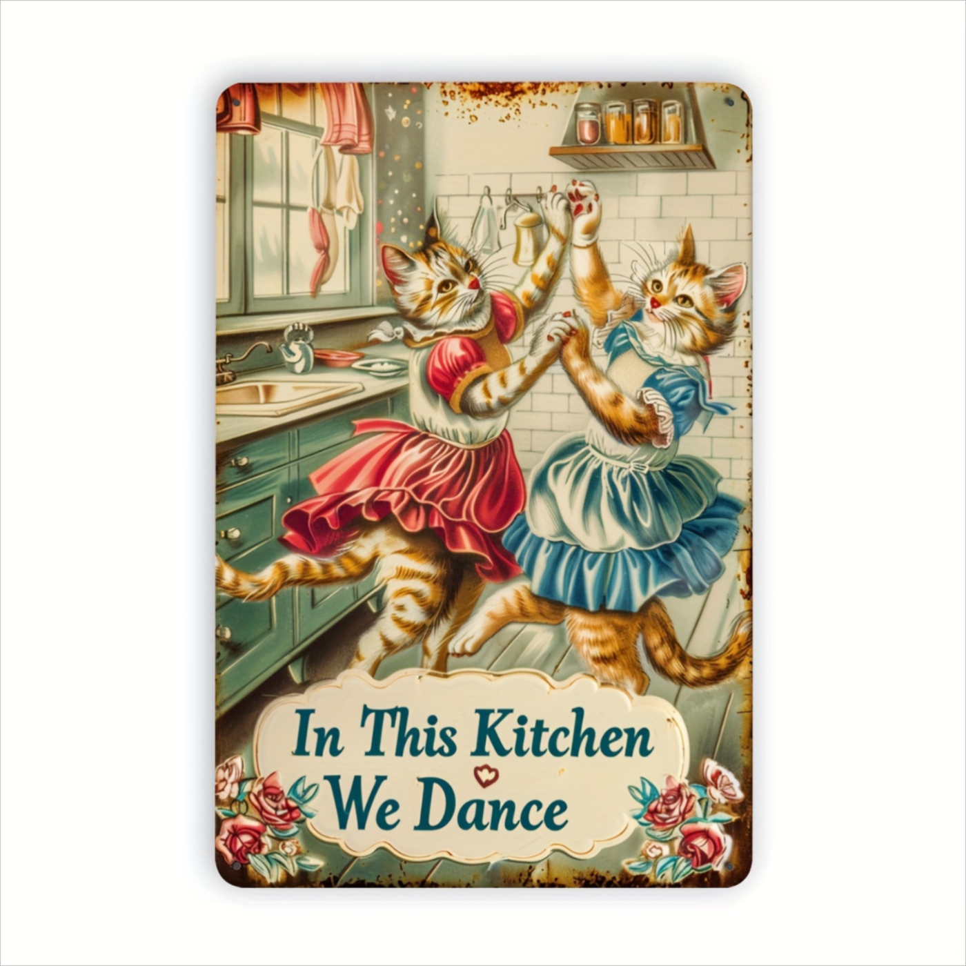 Vintage Metal Sign Featuring a - Home Bar And Kitchen recension och pris