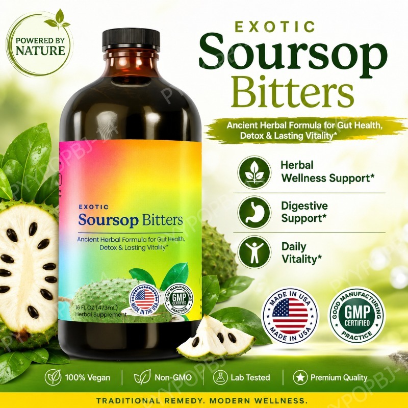 Exotic Soursop Bitters Herbal  - Bitters Bottle Set recension och pris