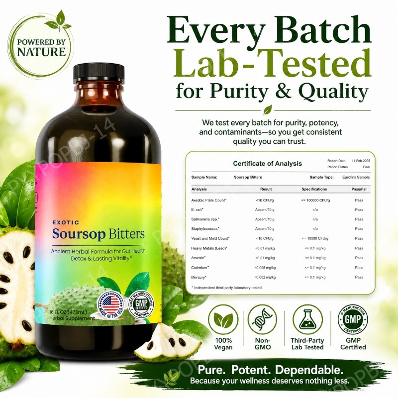 Exotic Soursop Bitters Herbal  - Bitters Bottle Set recension och pris