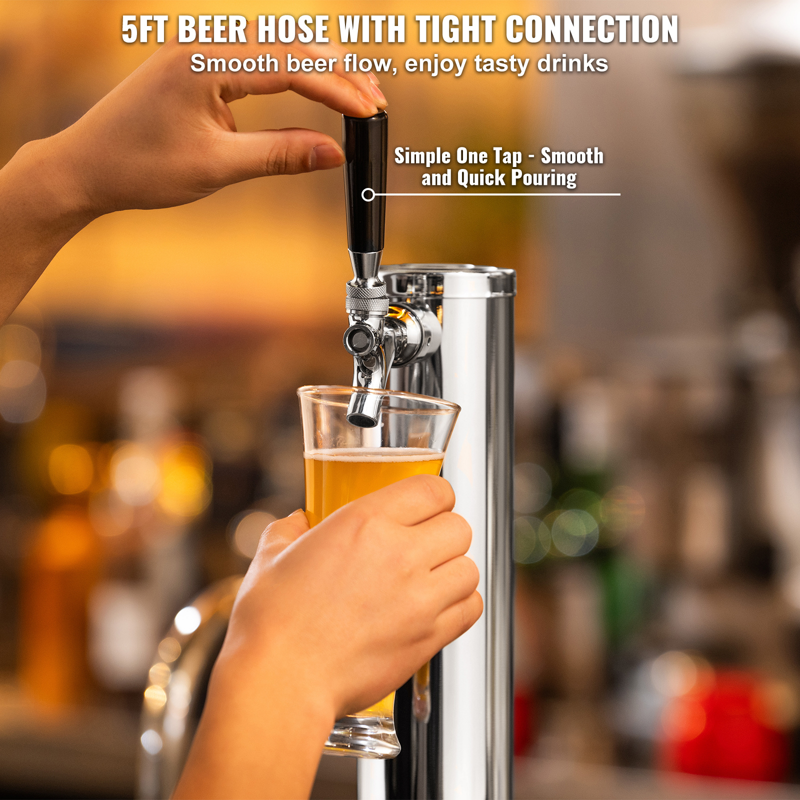 Stainless Steel Single-Tap Bee - Home Bar Setup Kit recension och pris