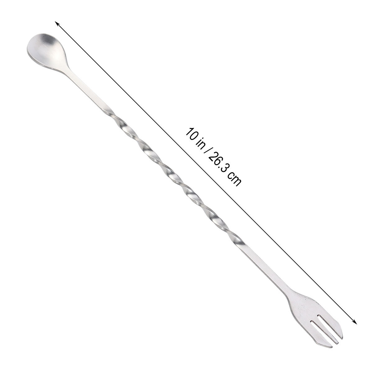 304 Stainless Steel Twisted Sp - Bar Spoon Twisted recension och pris