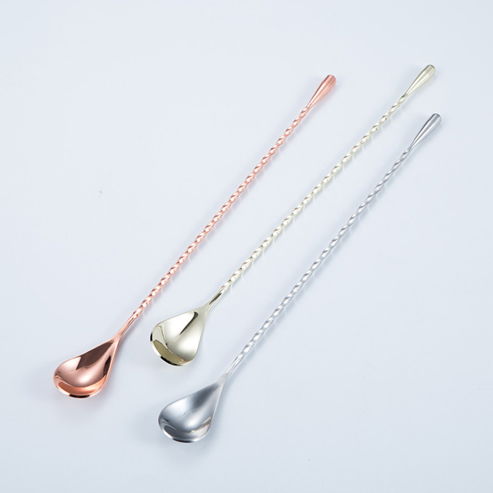 Stainless Steel Bar Spoon Long - Bar Spoon Twisted recension och pris