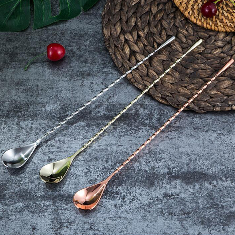 Stainless Steel Bar Spoon Long - Bar Spoon Twisted recension och pris