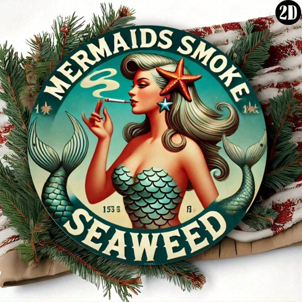 Vintage Mermaid Seaweed Smoke  - Home Bar Cafe recension och pris