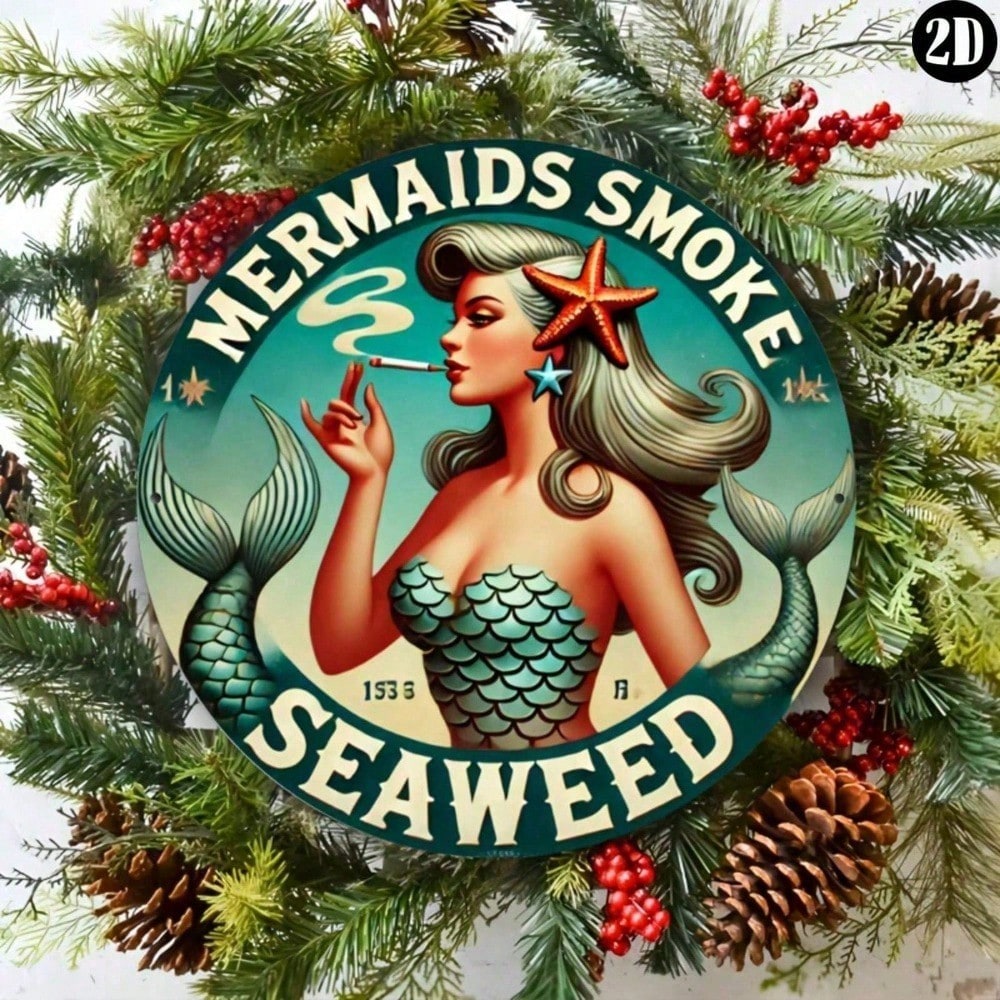 Vintage Mermaid Seaweed Smoke  - Home Bar Cafe recension och pris
