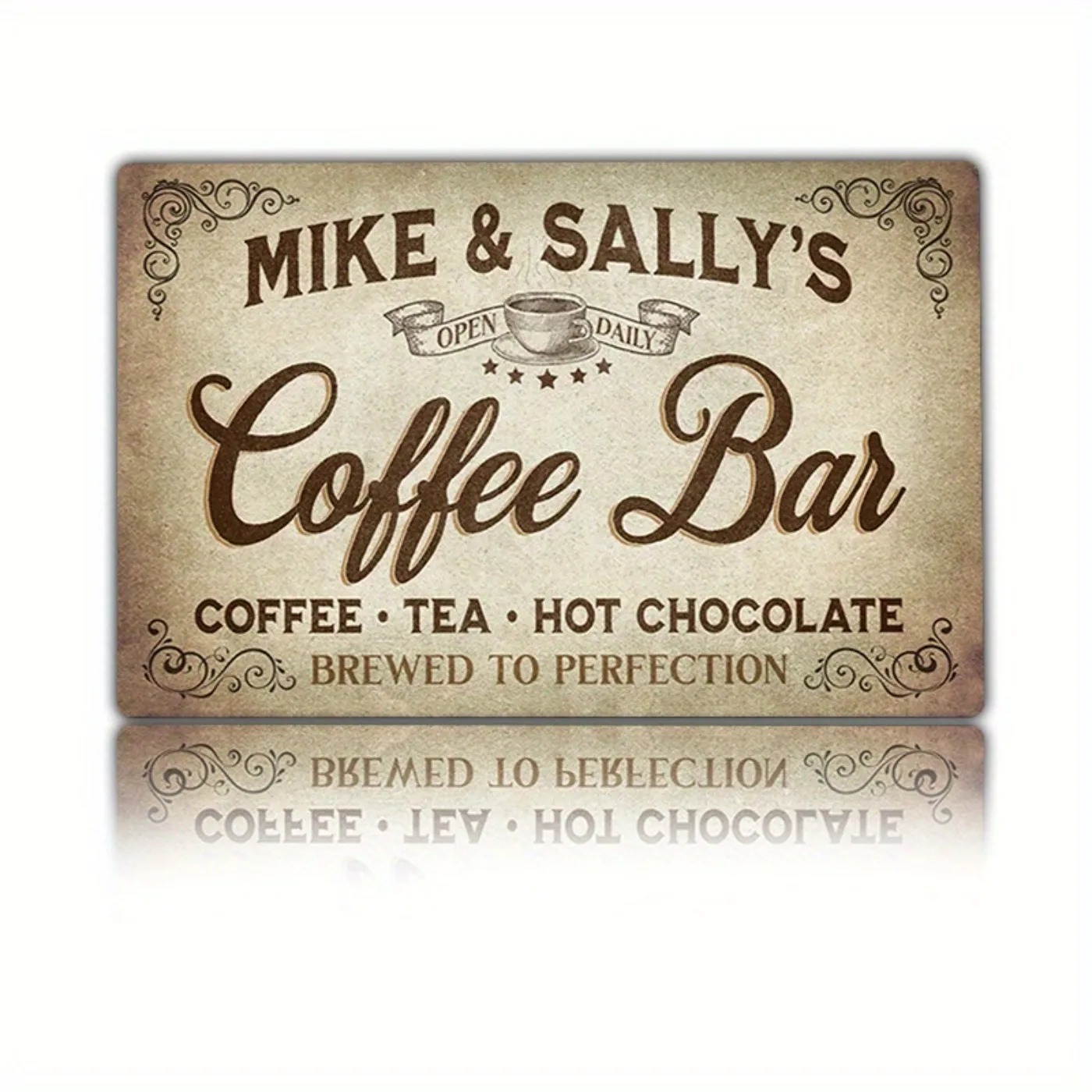 1PC Personalized Vintage Coffe - Home Bar Signs recension och pris