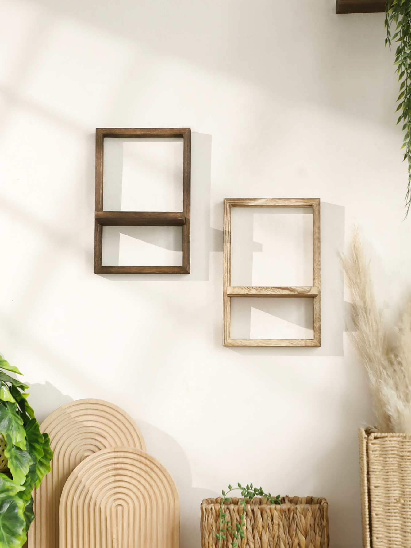 Wooden Display Shelf Floating  - Home Bar Shelf recension och pris