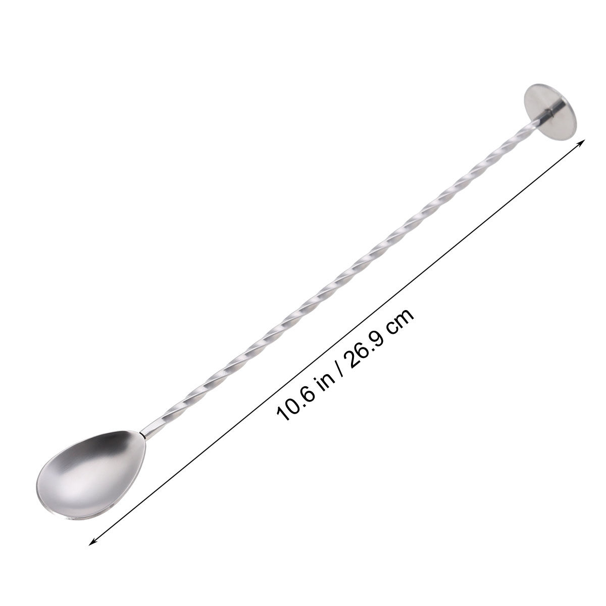 304 Stainless Steel Cocktail P - Bar Spoon Twisted recension och pris