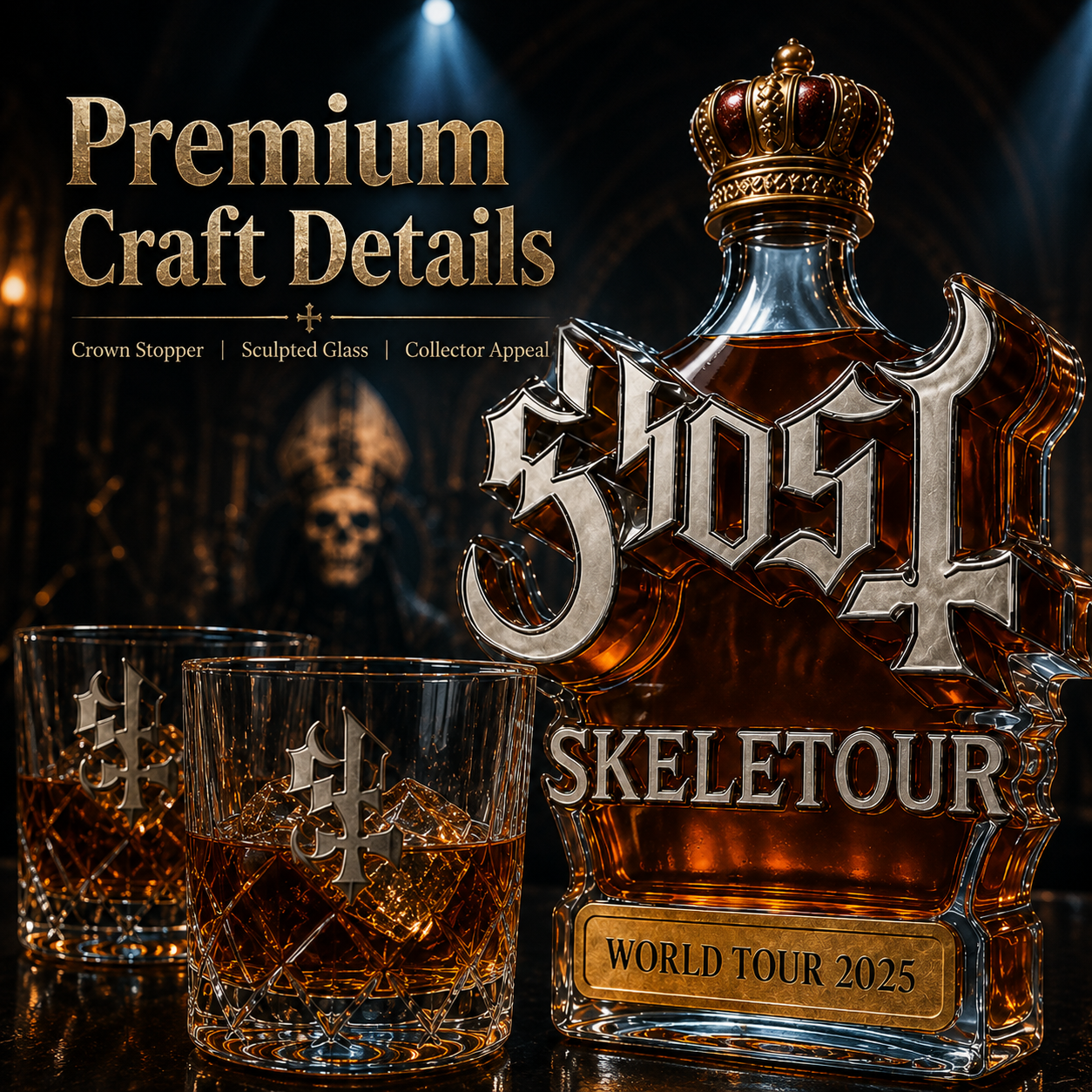 Ghost Skeletour World Tour 202 - Decanter Globe Set recension och pris