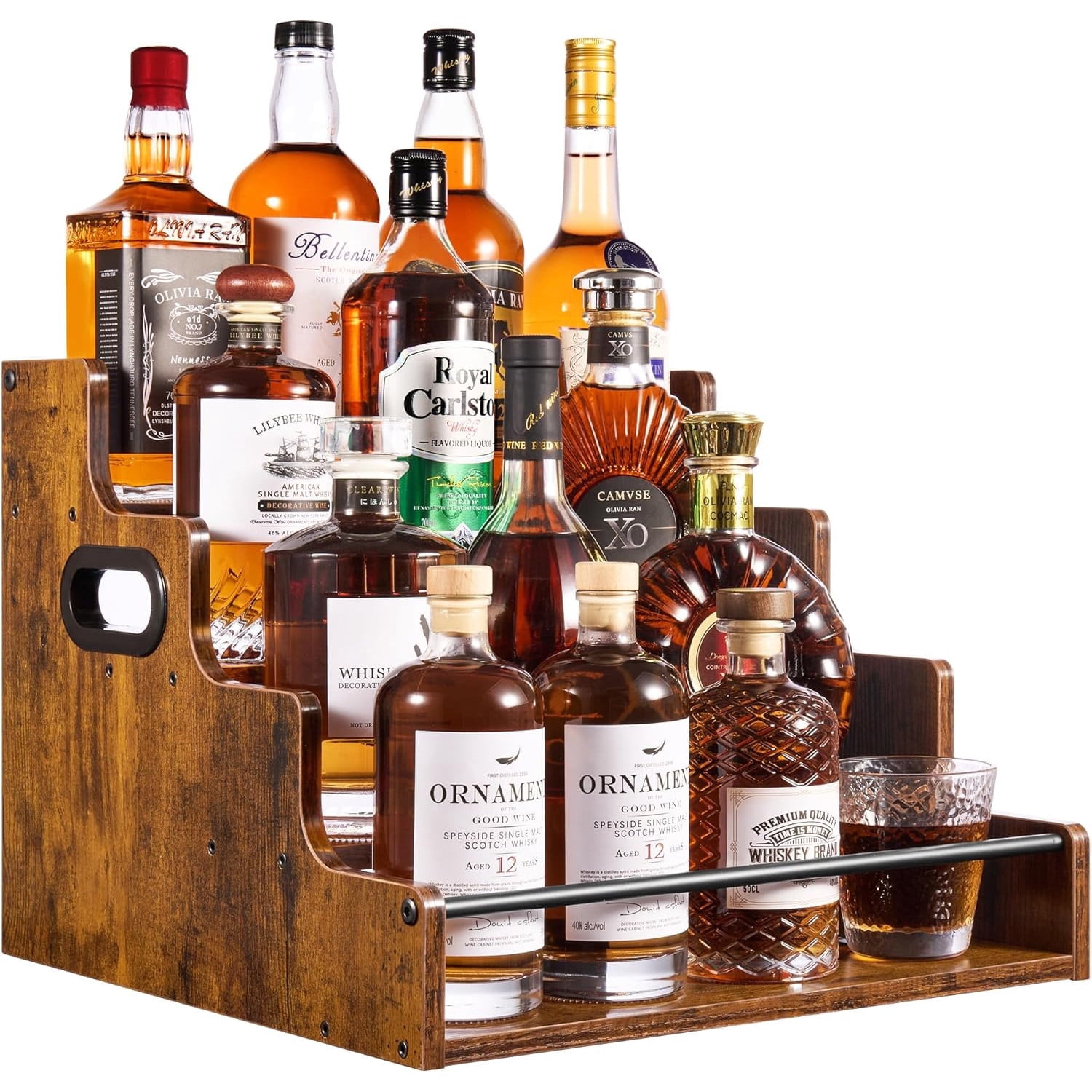 Liquor Bottle Display Shelf, C - Home Bargains recension och pris