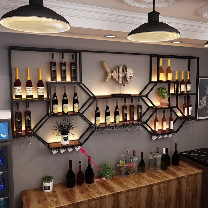 Metal Shelves Wine Cabinet Liv - Home Bar Shelf recension och pris