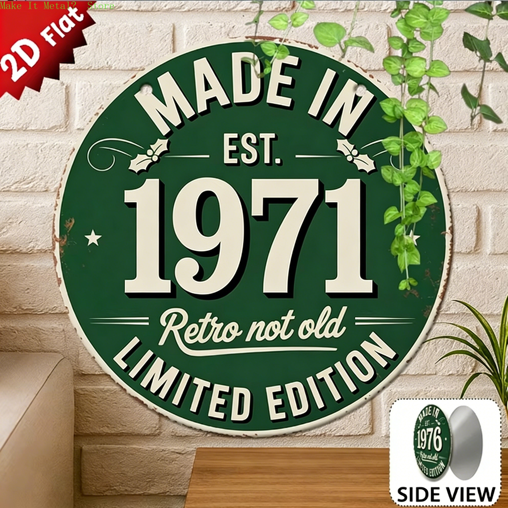 Made in 1976 Retro Not Old 2D  - Home Bar Cafe recension och pris