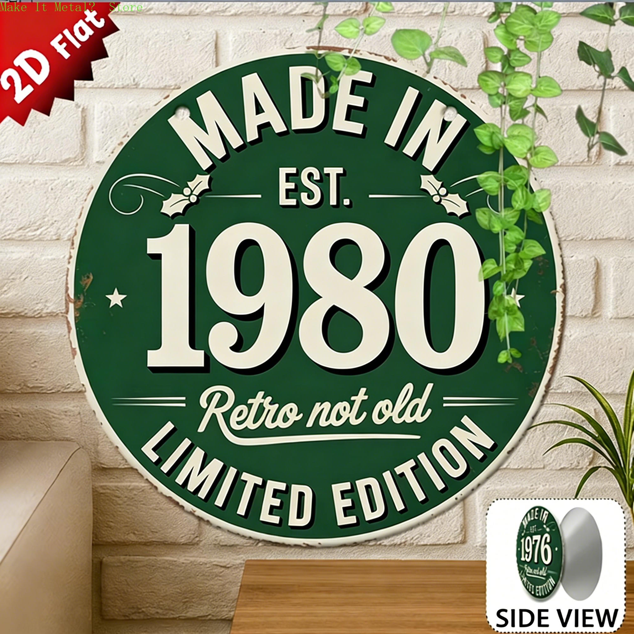 Made in 1976 Retro Not Old 2D  - Home Bar Cafe recension och pris
