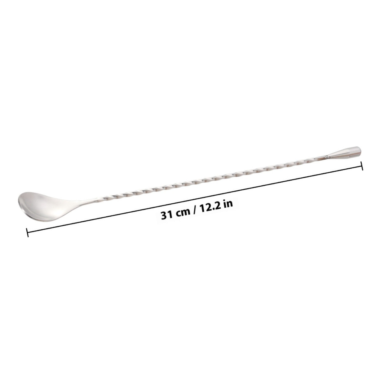 304 Stainless Steel Cocktail P - Bar Spoon Twisted recension och pris