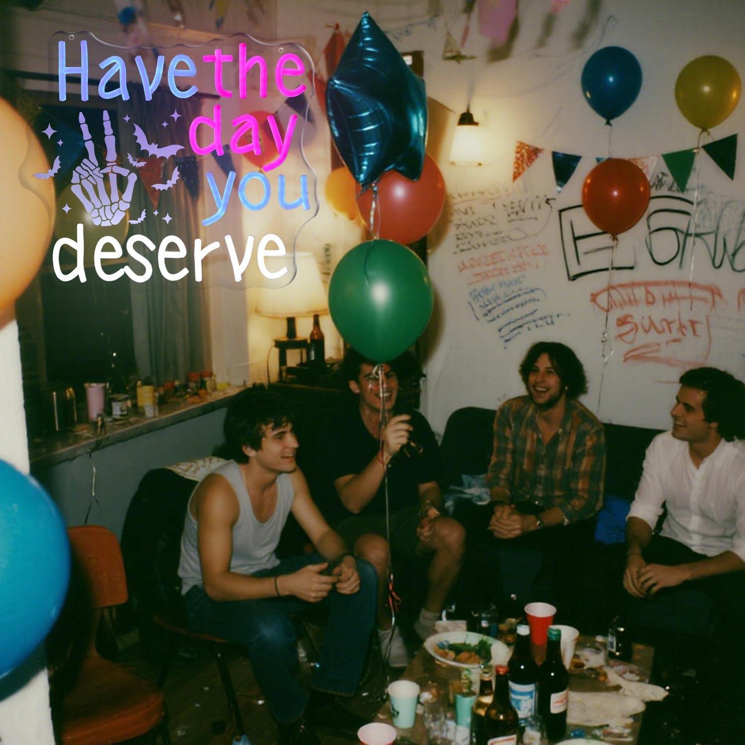 Have The Day You Deserve Neon  - Home Bar Signs recension och pris